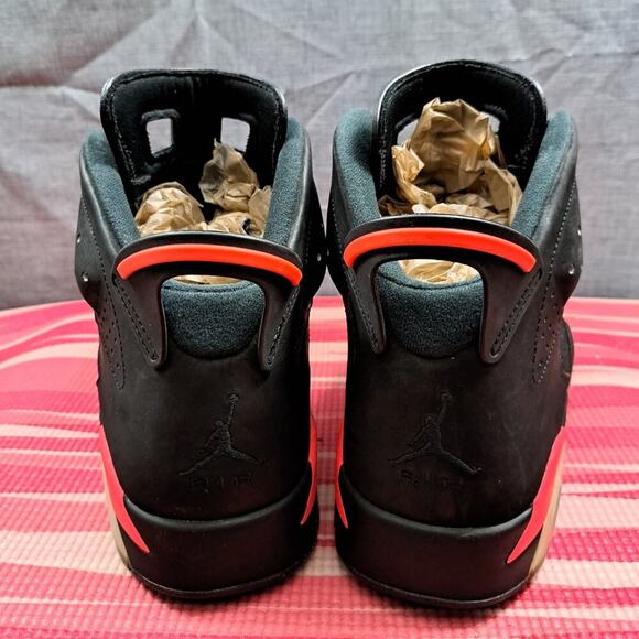 %Nike Air Jordan 6 Retro Infrared Black (2014) Men Size 10.5 / AJ12 main image 13